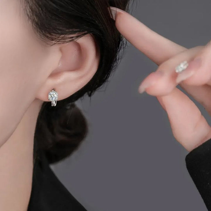 Orecchini a Diamante Quadrati