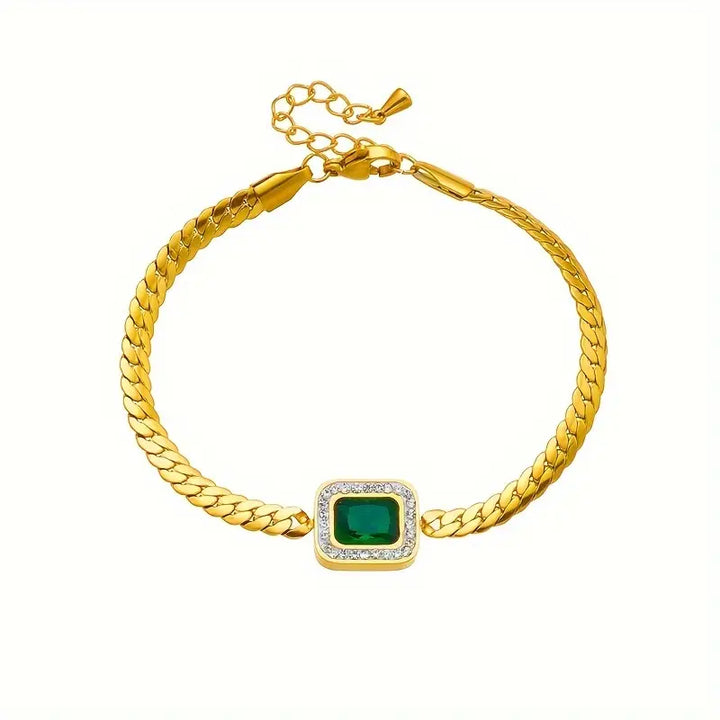 Bracciale Orielle Verdaska in Smaraldo | Tonalità Oro