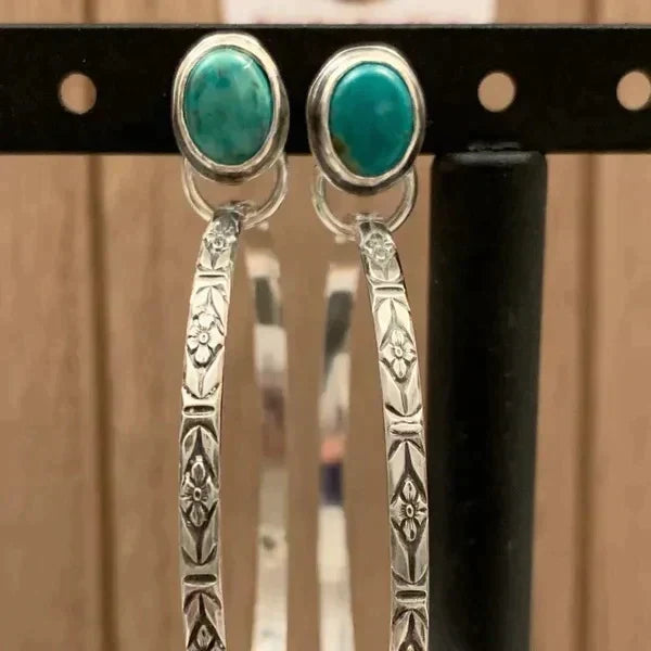 Orecchini boho con onice