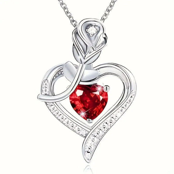 Collana Rosira Emberveil in Rubino - Argento