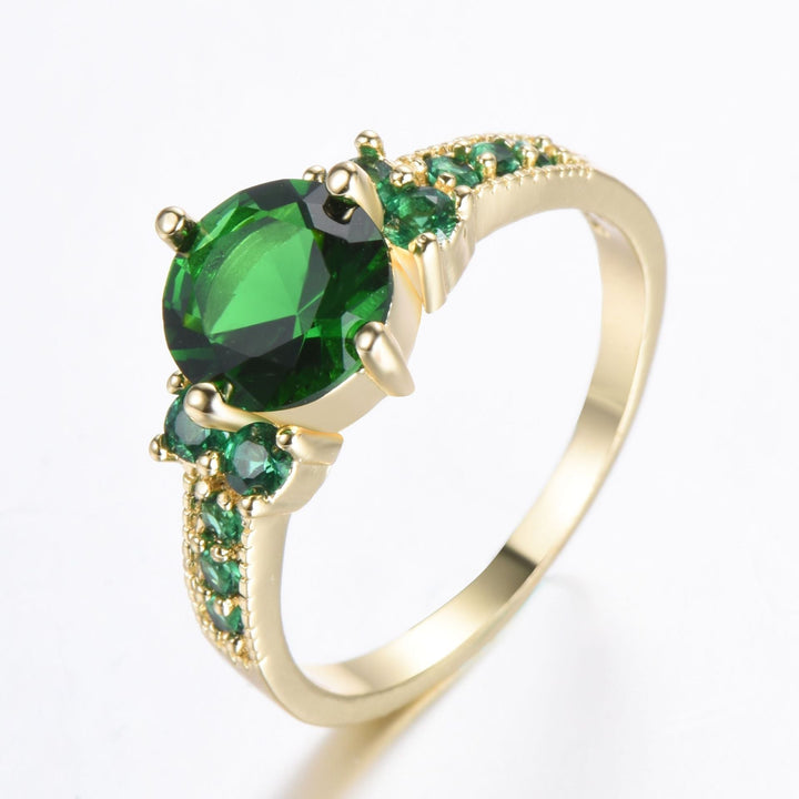 Anello in smeraldo Celia Ferrowyn | Colore oro