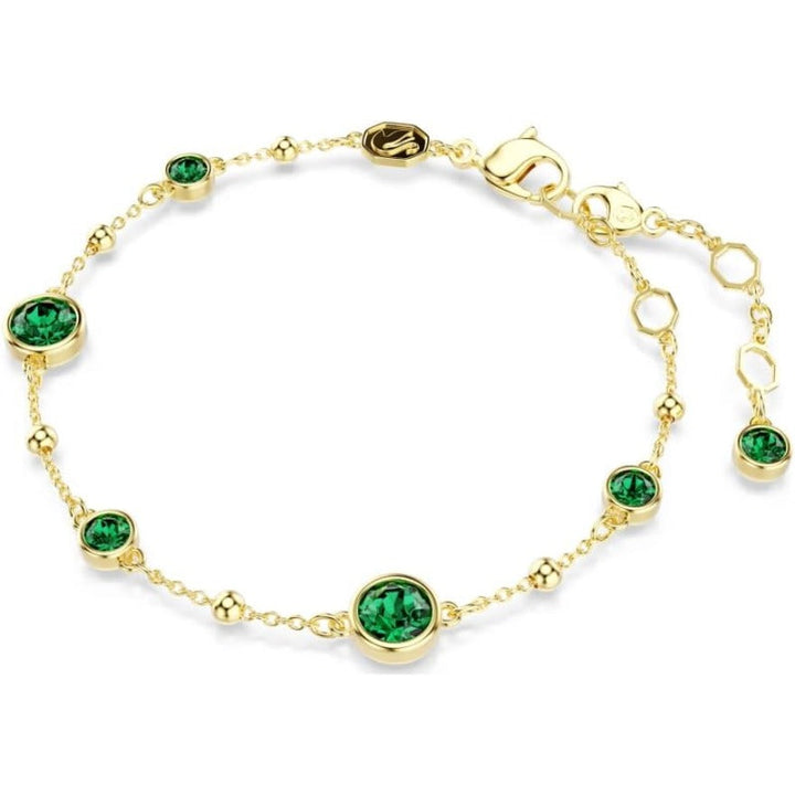 Bracciale Delicato in Smeraldo | Tonalità Oro