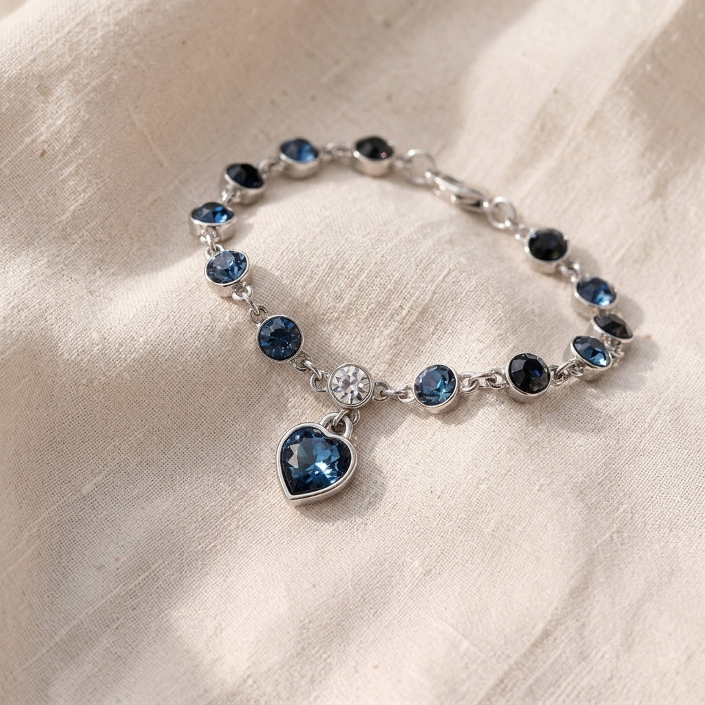 Bracciale Ocean Heart Glow | Argento