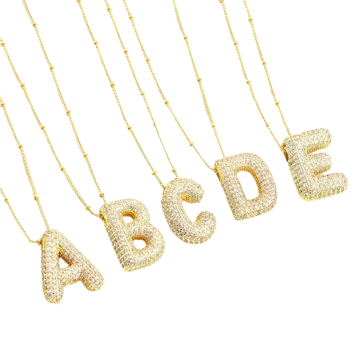 Collana con lettera iniziale Mjehurić | Oro