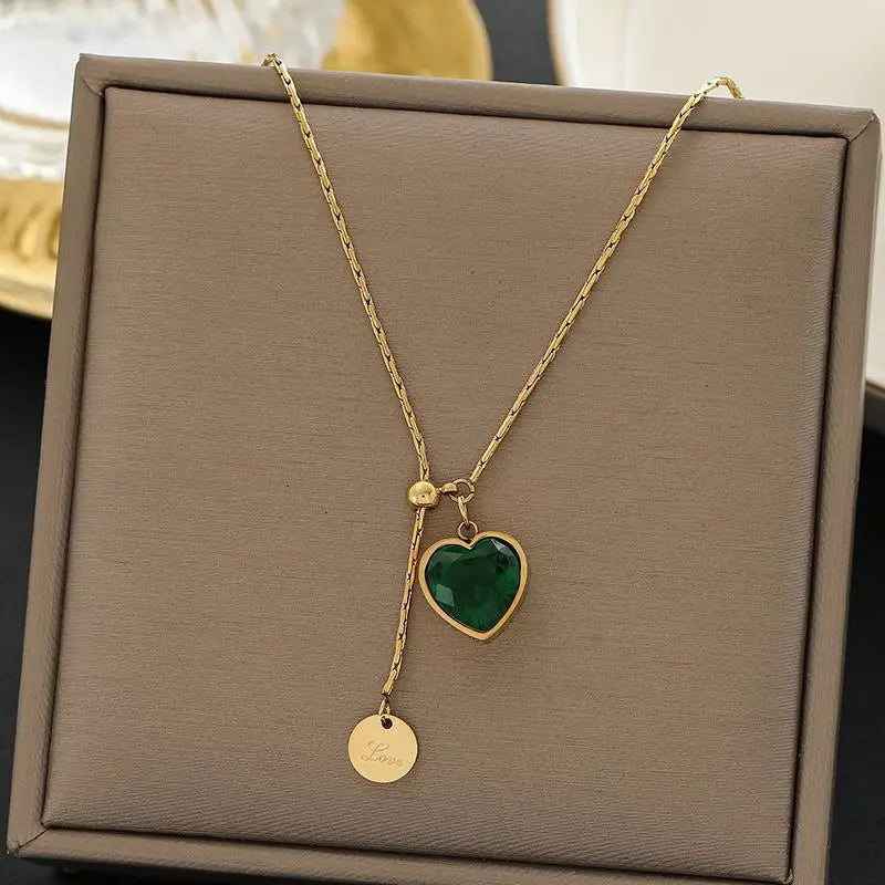 Collana di smeraldo Juliette Veyron | Tonalità oro