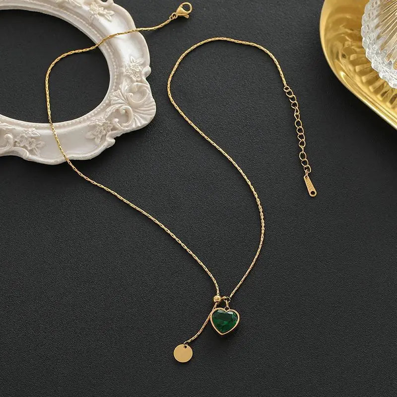 Collana di smeraldo Juliette Veyron | Tonalità oro