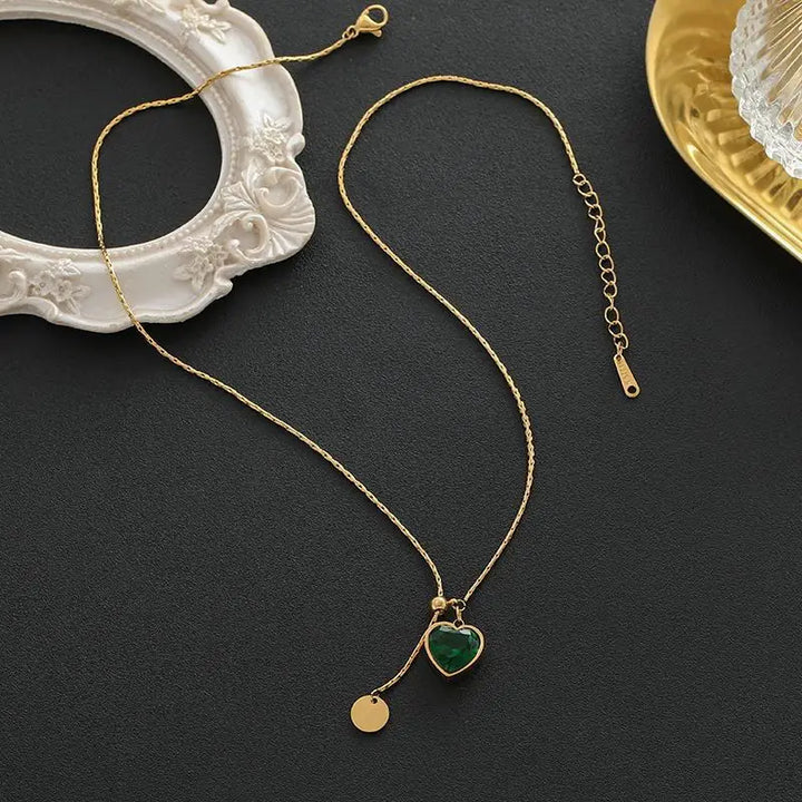 Collana di smeraldo Juliette Veyron | Tonalità oro