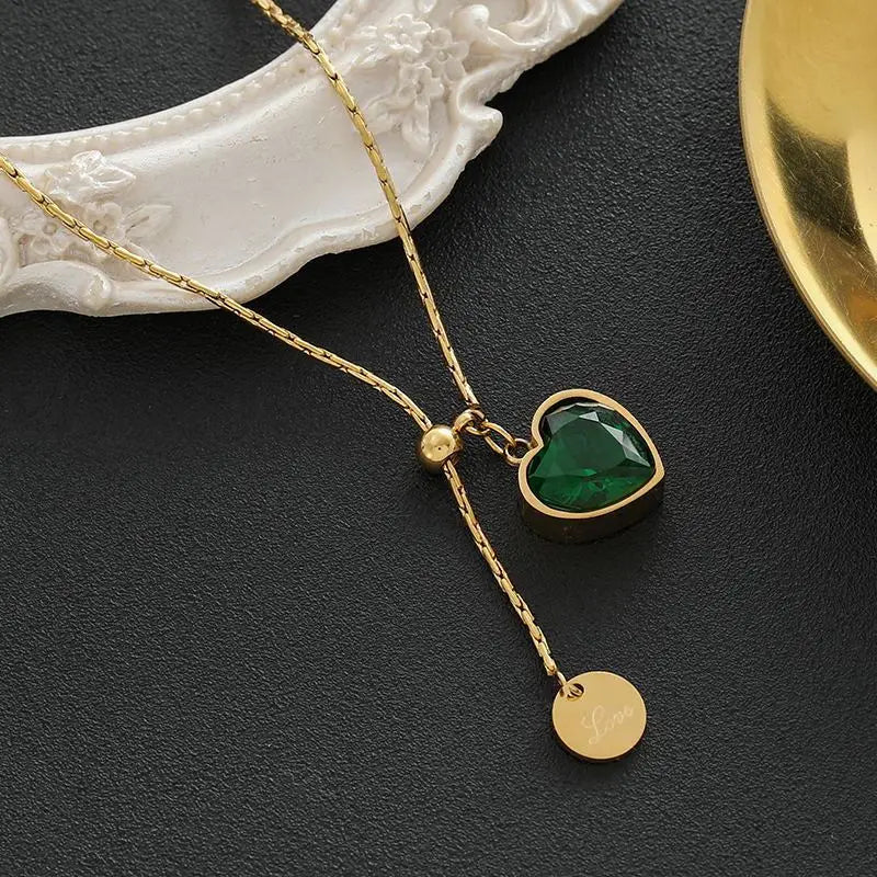 Collana di smeraldo Juliette Veyron | Tonalità oro