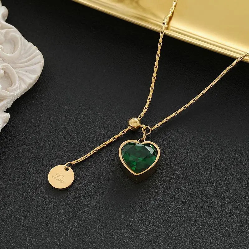 Collana di smeraldo Juliette Veyron | Tonalità oro