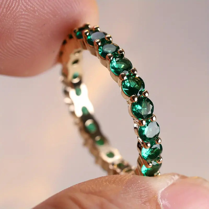 Anello Luneth Ardenelle in smeraldo | Oro