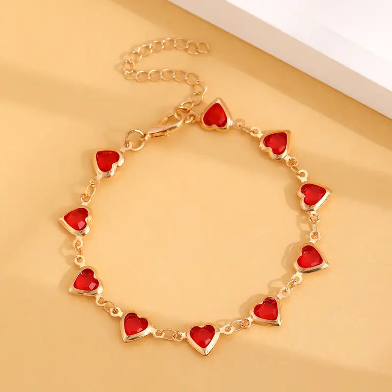 Bracciale Ophelyra Garnetelle Ruby - In Tonalità Oro