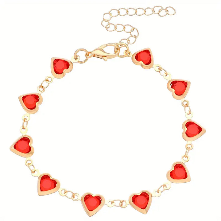 Bracciale Ophelyra Garnetelle Ruby - In Tonalità Oro