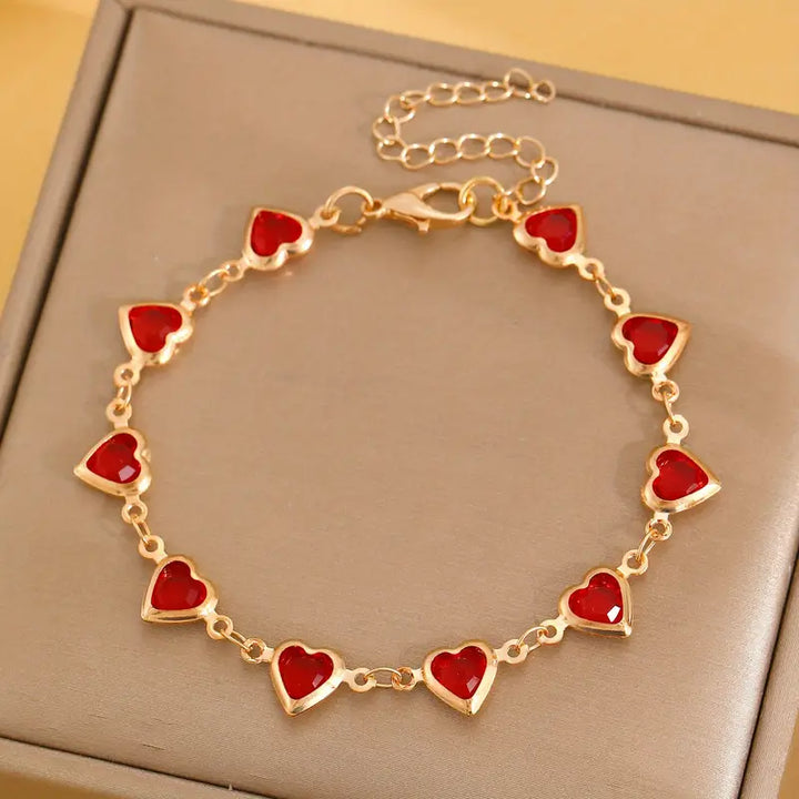 Bracciale Ophelyra Garnetelle Ruby - In Tonalità Oro