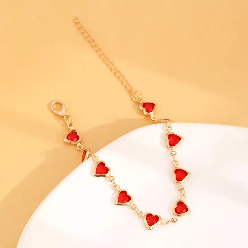 Bracciale Ophelyra Garnetelle Ruby - In Tonalità Oro