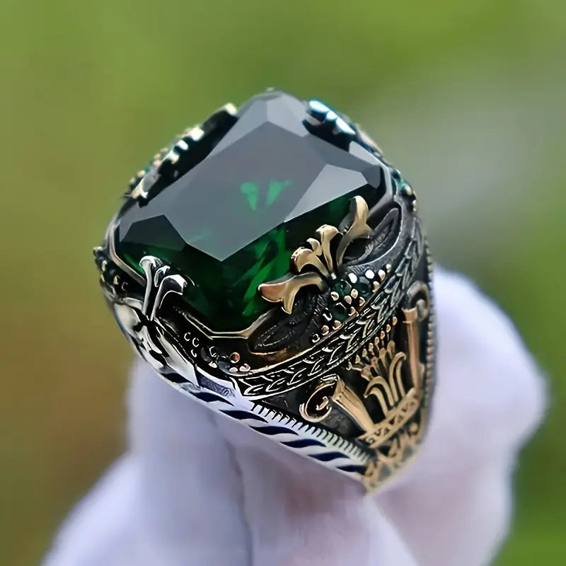 Anello Klara Emerin in Smeraldo | Due Toni