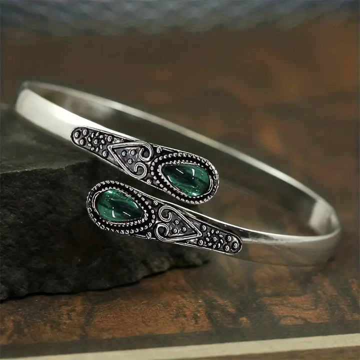 Bracciale in Smeraldo Esmeralda Devereux | Tonalità Argento