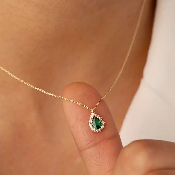 Collana in smeraldo Yvaine Gladorra | Oro