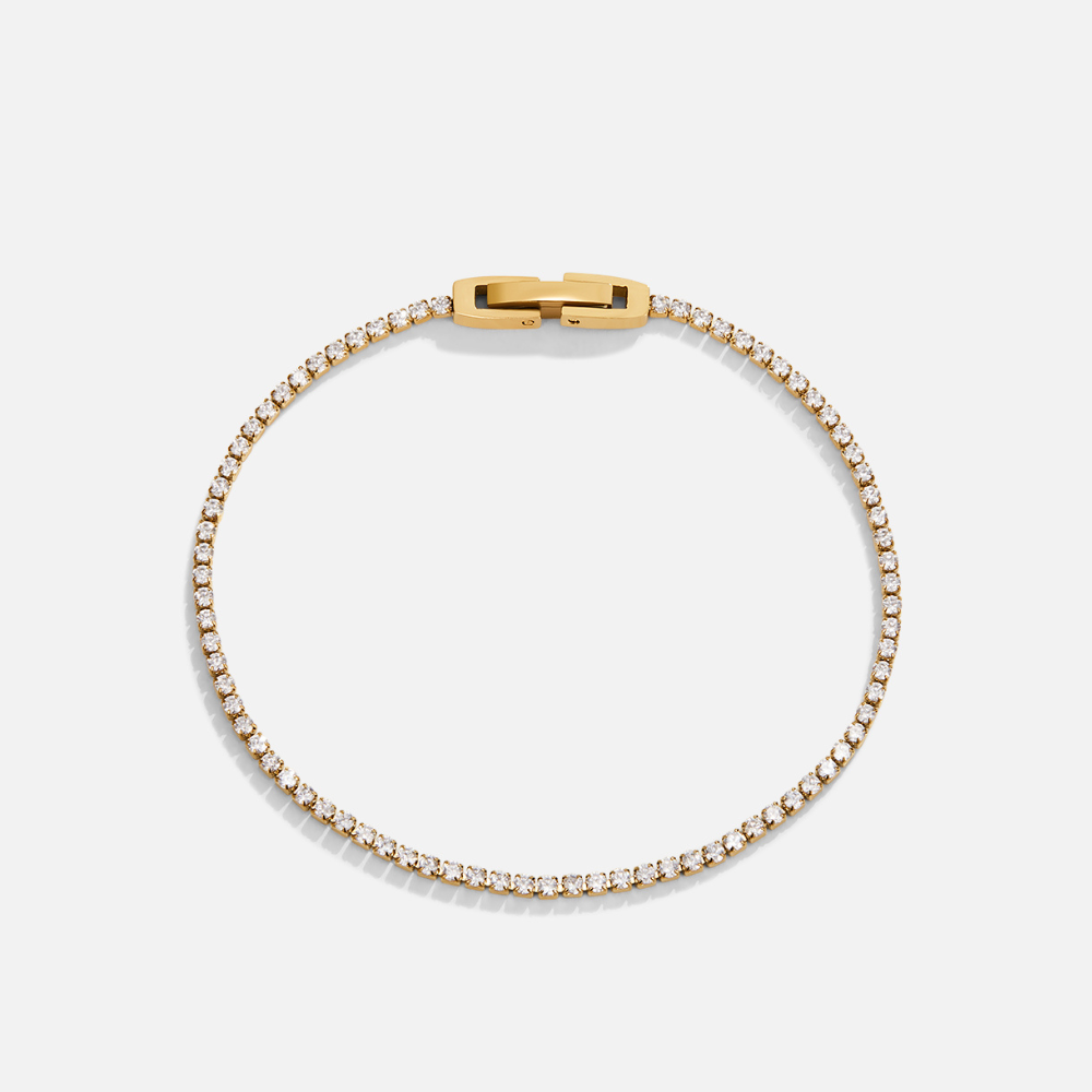 Bracciale da tennis in cristallo di lusso