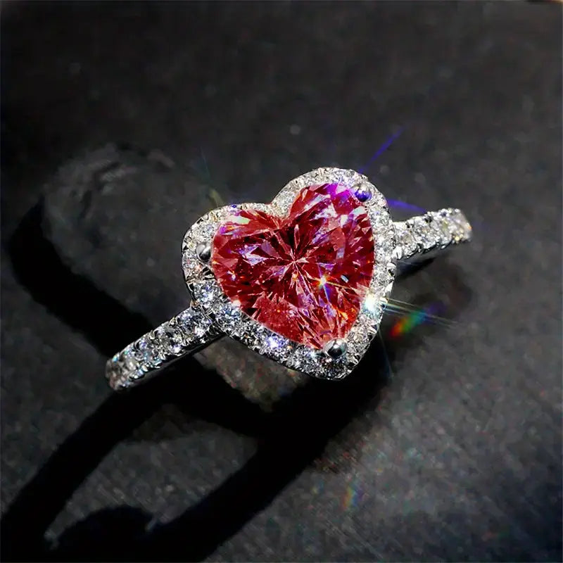 Anello Delara Carmessia Ruby - Colore Argento