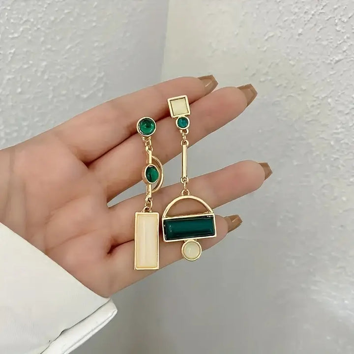 Orecchini in smeraldo Selene Marquet | Tonalità oro