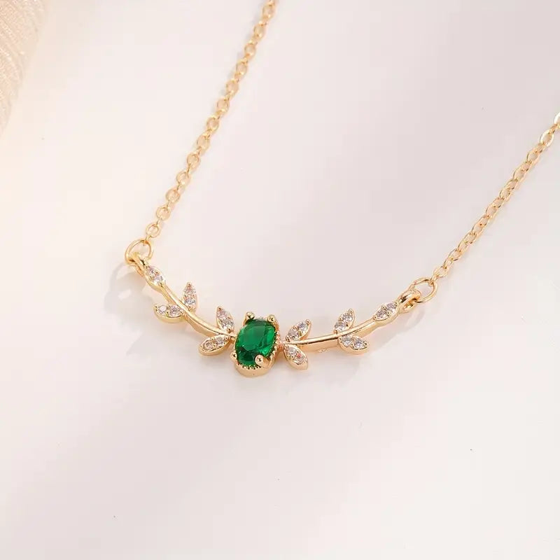 Collana di Smeraldo Amira Valmorin | Tonalità Oro
