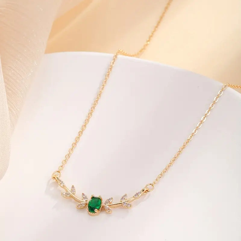 Collana di Smeraldo Amira Valmorin | Tonalità Oro