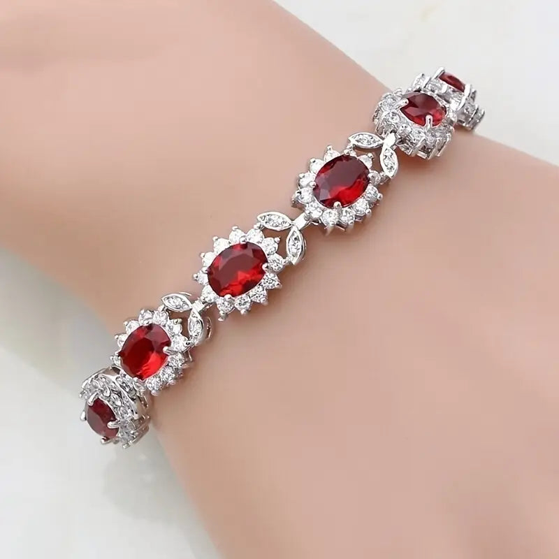 Bracciale Iridessa Raventhorn Rubino - Colore Argento
