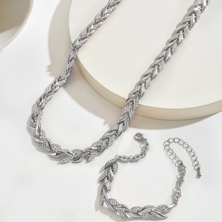 Set elegante di pesce con pietre