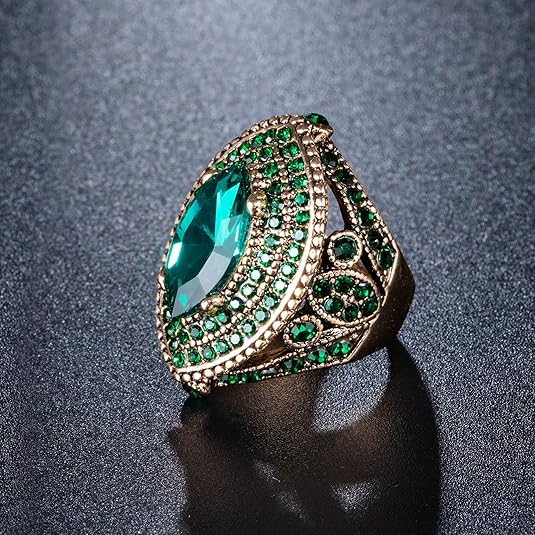 Anello Regent in smeraldo | Oro