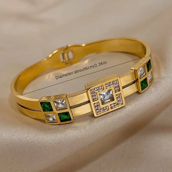 Bracciale Esme Carrington in smeraldo | Oro
