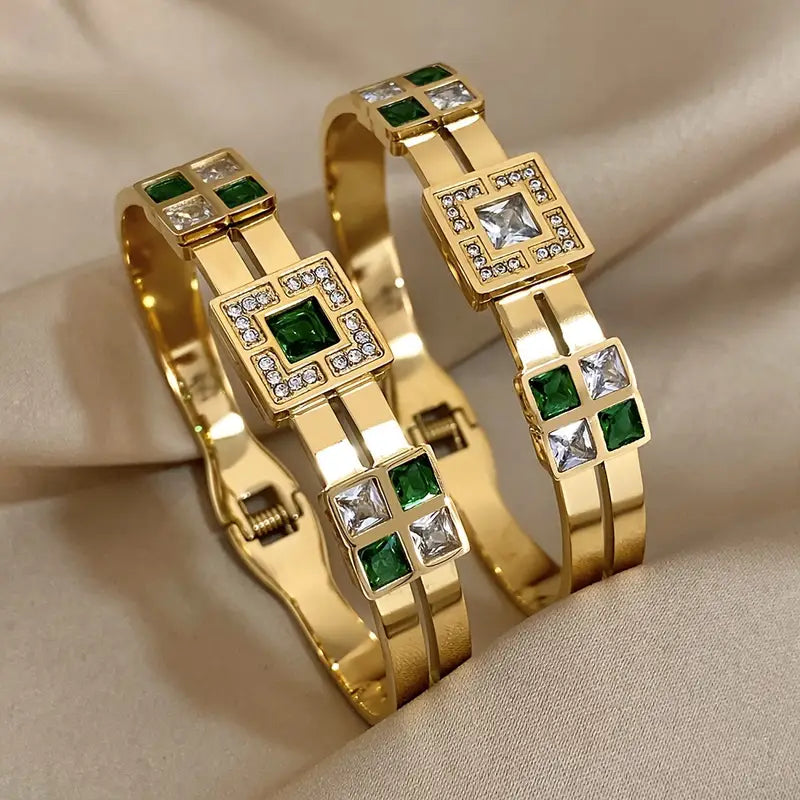 Bracciale Esme Carrington in smeraldo | Oro
