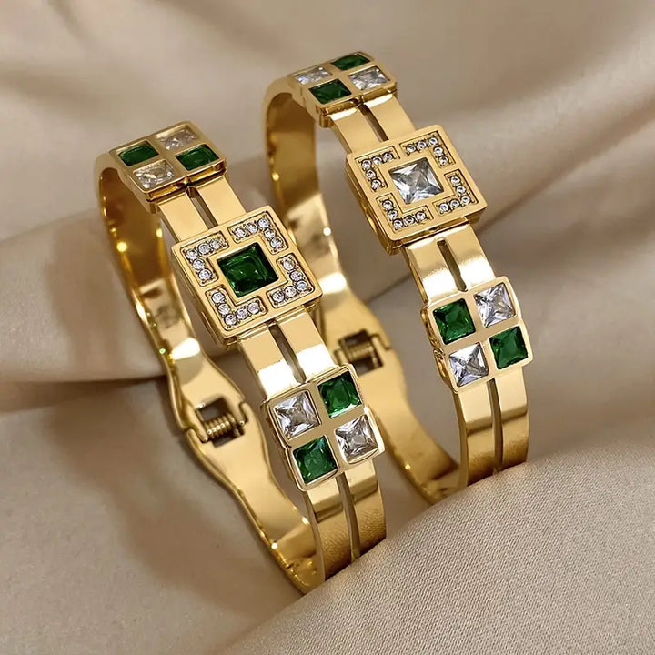 Bracciale Esme Carrington in smeraldo | Oro