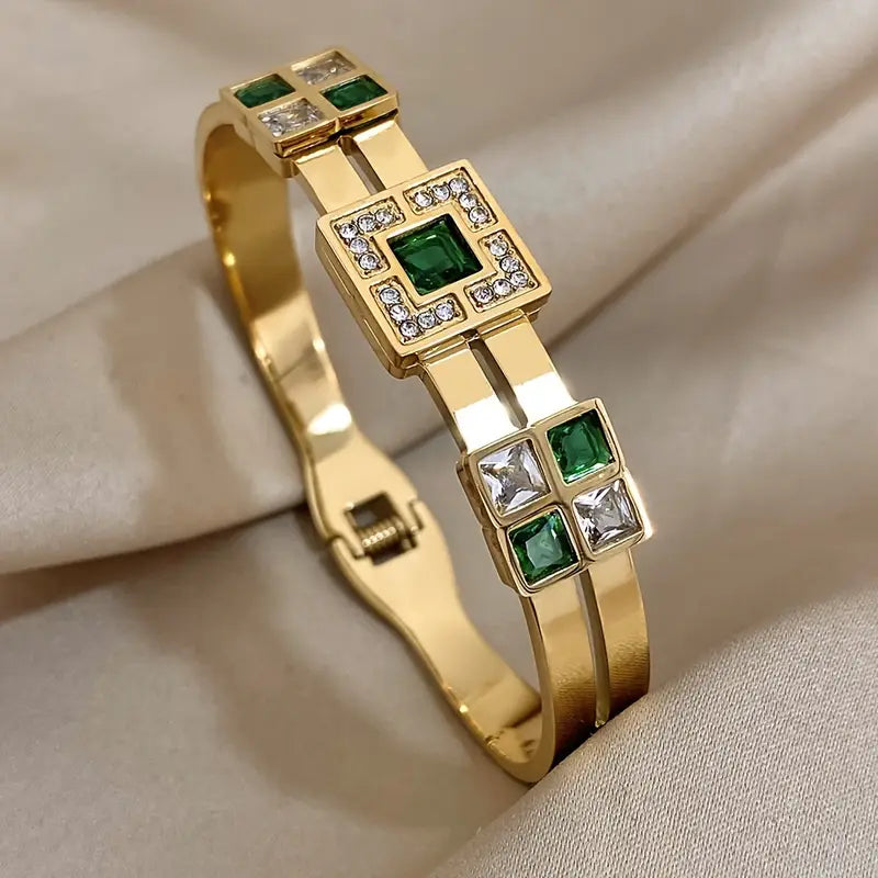 Bracciale Esme Carrington in smeraldo | Oro