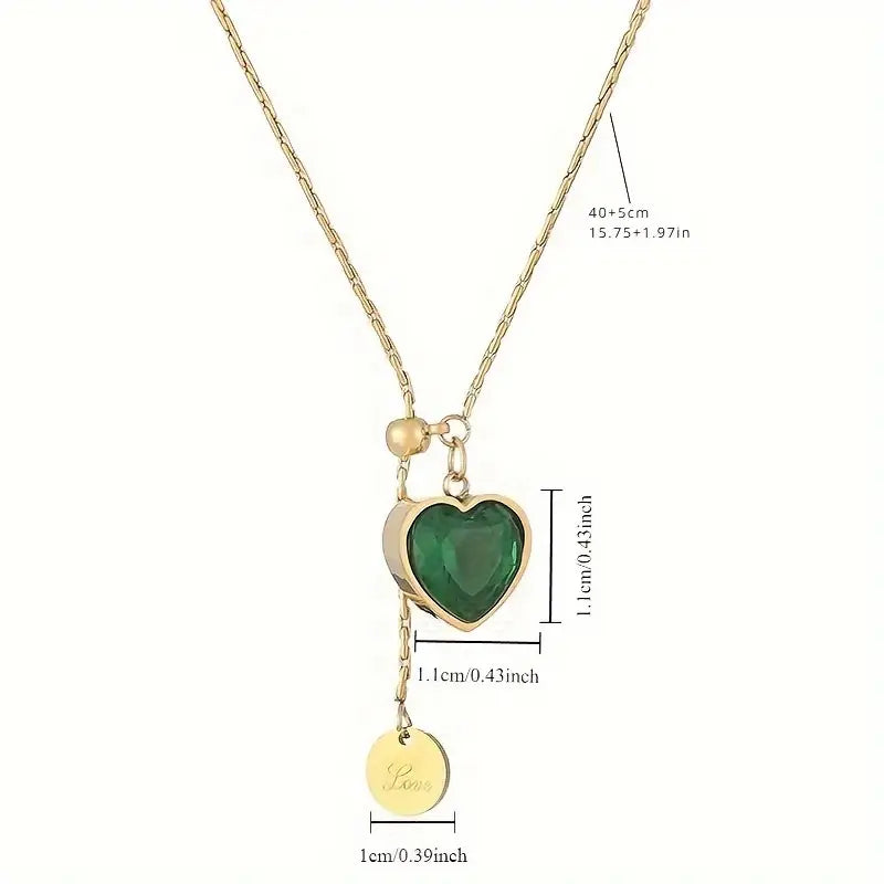 Collana di smeraldo Juliette Veyron | Tonalità oro