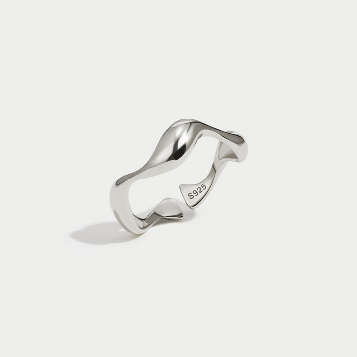 Anello argento regolabile