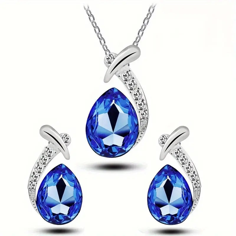 Set di Gioielli Eleganza Sirena Classica | Colore Argento