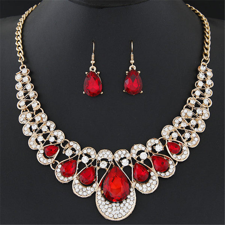 Set di gioielli Maevina Crimselle Ruby - Tonalità Oro