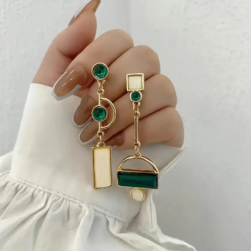Orecchini in smeraldo Selene Marquet | Tonalità oro