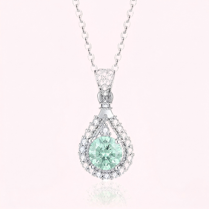 Collana di Smeraldo Alindra Voselle | Tonalità Argento