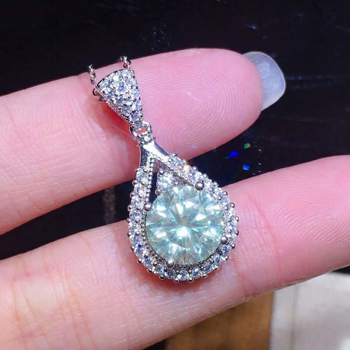 Collana di Smeraldo Alindra Voselle | Tonalità Argento
