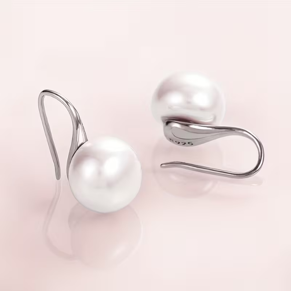 Orecchini Pendenti Eleganti con Perle