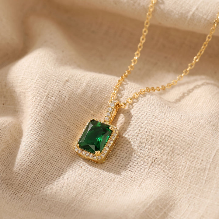 Collana Zarela Fontayne in Smaraldo | Tonalità Oro