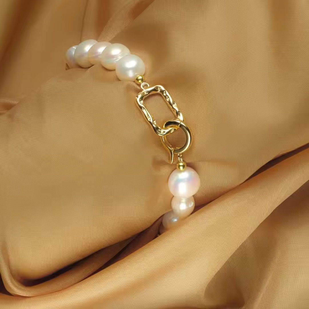 Bracciale in Perle Stile Barocco