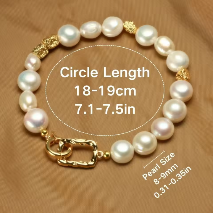 Bracciale con perle barocche d&