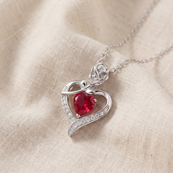Collana Rosira Emberveil in Rubino - Argento