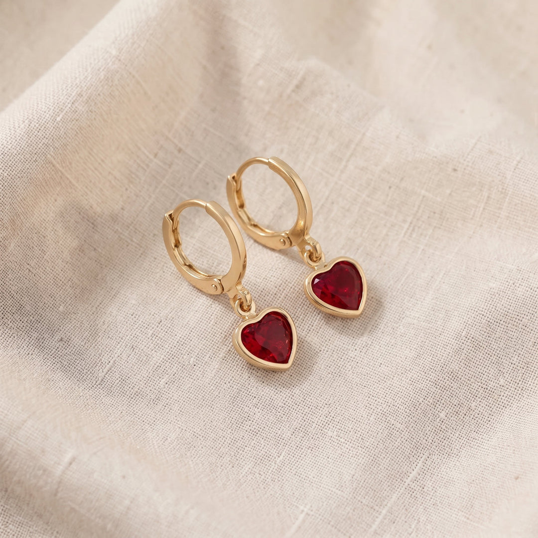 Orecchini Maelis Ardora Ruby - Tonalità Oro