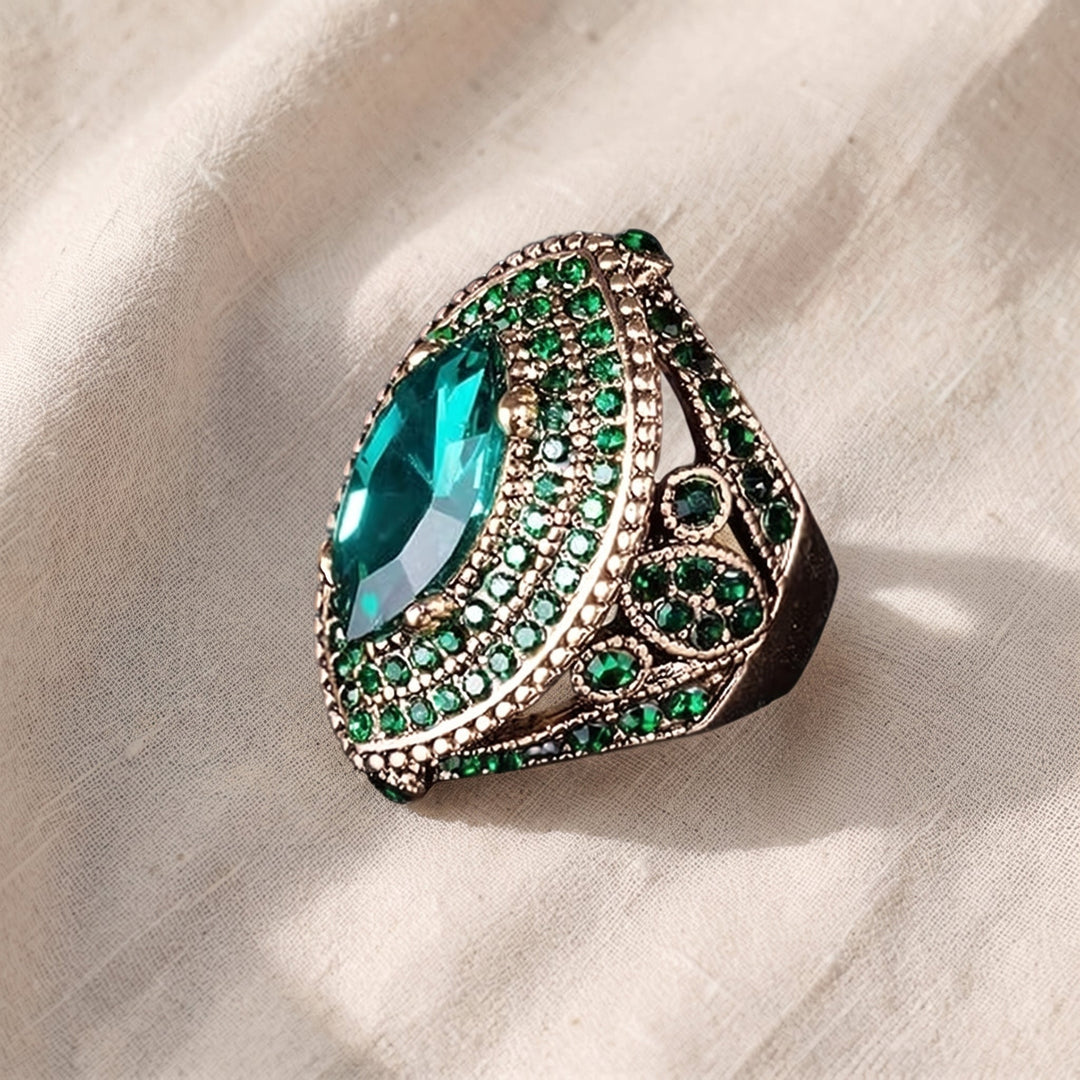 Anello Regent in smeraldo | Oro