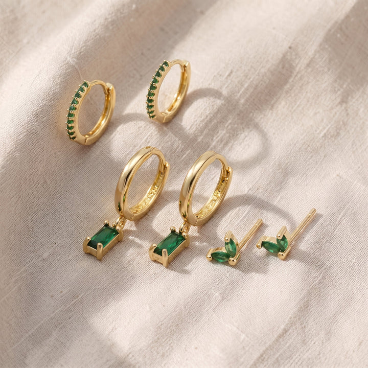 Set di Orecchini Fiorenza Viridelle in Oro | Tonalità Oro