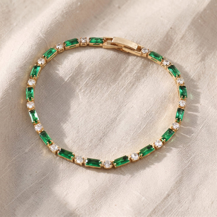 Bracciale Miralyn Sevrine in Smalto Verde | Colore Oro