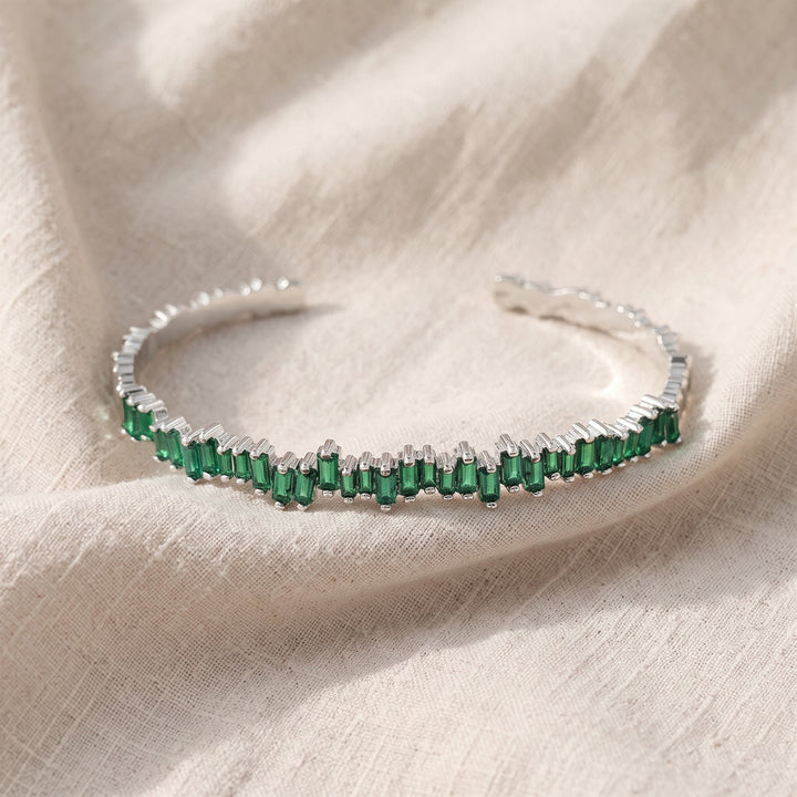 Bracciale Milena Thalys Emerald | Colore Argento